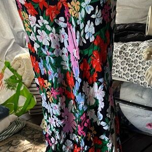 Old Navy Floral Midi Skirt - Multicolor